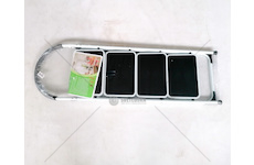 Domácí ocelové schůdky, 4 schody