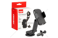 Držák telefonu 2v1 na větrání na čelní sklo AMiO-04136 AMIO-04136