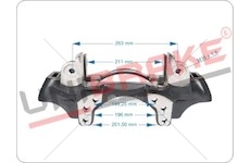 Držák třmenu brzdy WABCO MAXX22T pravý UNIBRAKE UNB6811