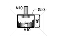 Drzak, vyfukovy system DINEX DIN49838