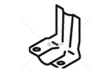 Drzak, vyfukovy system DINEX DIN50840