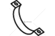 Drzak, vyfukovy system DINEX DIN64819