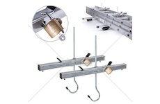 Držák žebříku na střešní nosič, sada 2 ks - GEKO