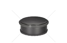 Dveřní zarážka volně stojící, nízká, černá GEKO