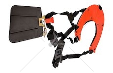 Dvouramenný popruh, postroj ke křovinořezu MAR-POL