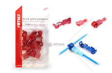 Elektrické rychlospojky Typ-T 0,5-1mm2 10A blistr 5 ks