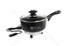 Elektrický hrnec s poklici do auta 18cm x 18cm 1150W 12V AMiO-02534