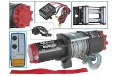 Elektrický lanový naviják 12V, 2041kg/4500lb GEKO