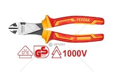 Elektrikářské kleště štípací boční, heavy duty, 180mm, industrial, TOTAL