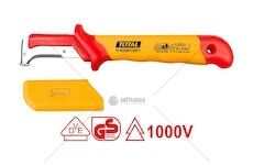 Elektrikářský nůž na kabely, 185x50mm, industrial, TOTAL