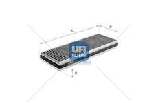 Filter, interior air Filtro Abitacolo Ufi