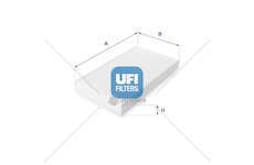 Filter, interior air FILTRO ANTIPOLLINE DAILY S2000 Ufi