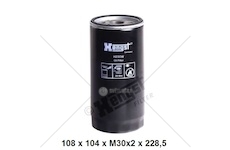 Filtr oleje h230w iveco stralis,trakker, e.star, e.trakker, e.tech, 0056829_A