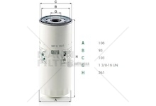 Filtr oleje iveco stralis, rvi c,t,k-serie, magnum dxi,premium 0167515_A