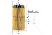 Filtr oleje man tga,tgs,tgx, neoplan, krone, temsa, van hool, viseon bus 0134189_A