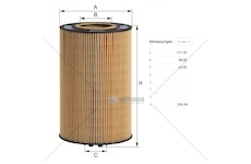 Filtr oleje man tga,tgs,tgx, neoplan lion´s city, centroliner d2066lf01-d3876lf02 0056820_A