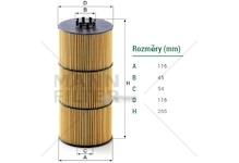 Filtr oleje mercedes actros, arocs, antos mp4, claas, krone, sisu 0215185_A