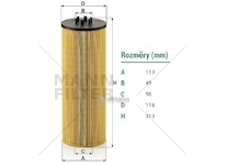 Filtr oleje mercedes actros i/ii/iii, claas, evobus, grove, krone, neoplan, prinoth 0014835_A