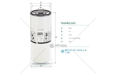 Filtr oleje rvi, volvo, iveco bus, sisi auto, volvo bus, mack, plaxtron bus, optare 0167326_A