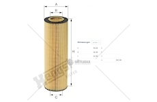 Filtr oleje scania p,g,r,t, irizar dc09.108-dt12.17 od 03.2004 0179932_A