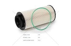 Filtr paliva  daf cf od 05.2013, xf od 10.2012  euro 6, tatra 0300043_A