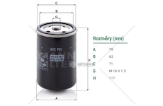 Filtr paliva iveco e.tech mt, e.cargo, caterpillar, cummins, deutz, hitachi, jcb 0014257_A