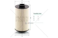 Filtr paliva man tgx euro 6 od 01.2019, tgs euro 6 od 09.2016, tgl euro 6 od 02.2020, tgm  0435772_A