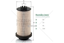 Filtr paliva mercedes actros i mp2/mp3, axor i/ii, hitachi, claas, evobus, krone 0014838_A