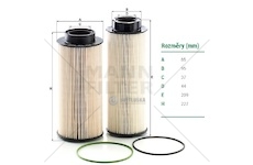 Filtr paliva - sada scania l,p,g,r,s/  p,g,r,t dc9/ dc13/ dc16 xpi, bus f,k,n dc9 0167292_A