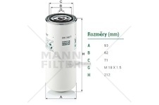 Filtr paliva volvo fh12,fl12,fl7, fm12,fm7,nh12, volvo penta/ bus/ construction 0167486_A