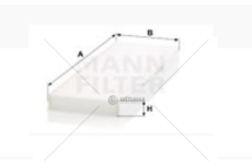 Filtr, vzduch v interiéru MANN-FILTER CU 45 004