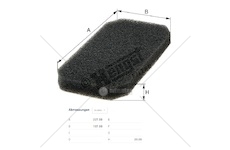 Filtr vzduchu kabiny daf lf45,lf55, rvi premium, midlum, kerax 0100613_A