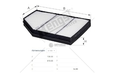 Filtr vzduchu kabiny mercedes actros mp4, antos, arocs 963/964 0163547_A