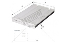 Filtr vzduchu kabiny mercedes v klassa/ vito w447, sprinter od 02.2018 0239567_A