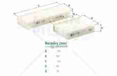 Filtr vzduchu kabiny - sada daf xd od 09.2022, xf ii od 06.2021, xg/xg+ od 06.2021 0761639_A