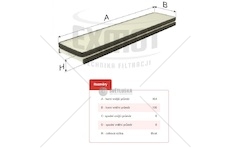 Filtr vzduchu kabiny tatra t815,euro2 terrno1,euro 2 0274109_A