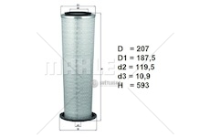 Filtr vzduchu lx764 volvo fl4/fl610/619 0022822_A