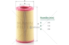 Filtr vzduchu man tgl,tgm, bus neoman hocl/focl, lion´s intercity 0167262_A