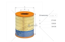 Filtr vzduchu mercedes atego 2/3, axor 2, econic m902.900-om934.9 0217757_A
