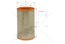 Filtr vzduchu volvo fe, rvi premium 2, kerax dxi euro 4, euro 5 0000218_A