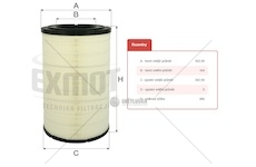 Filtr vzduchu wpo-406 man f2000,e2000,f90 0042014_A