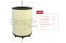 Filtr vzduchu wpo-722fr g/p 230-490/ r230-730 mot.dc9/09/12/13/ dt12 euro3/4/5/6 od 2004 0163732_A