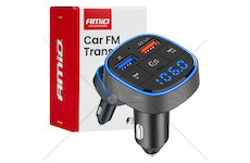 FM transmitter 2×USB-A 12V 24V AMIO-04648