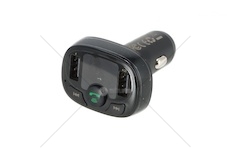 FM Trasmitter T typ Bluetooth 2xUSB microSD, černý BAS28828