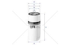 Fuel filter FILTRO COMBUSTIBILE Ufi