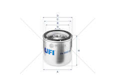 Fuel filter Filtro Diesel Ufi