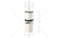 Fuel filter Filtro Diesel Ufi