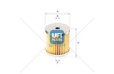 Fuel filter Filtro Diesel Ufi