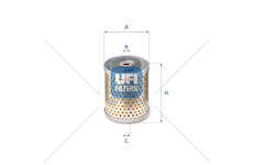 Fuel filter Filtro Diesel Ufi