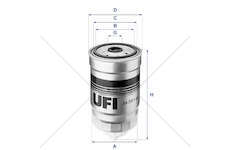 Fuel filter FILTRO NAFTA - 8140/8040/8060 Ufi